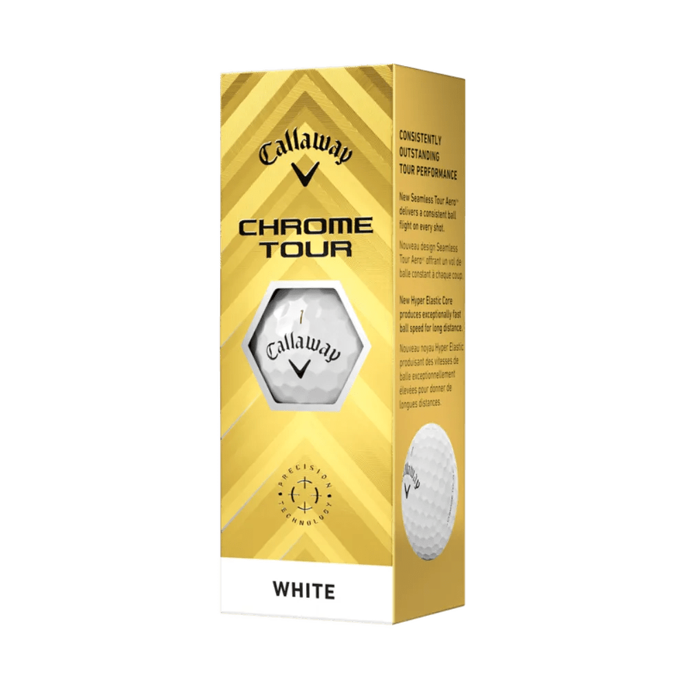Callaway Chrome Tour Golf Balls (3 Ball Sleeve) - Callaway