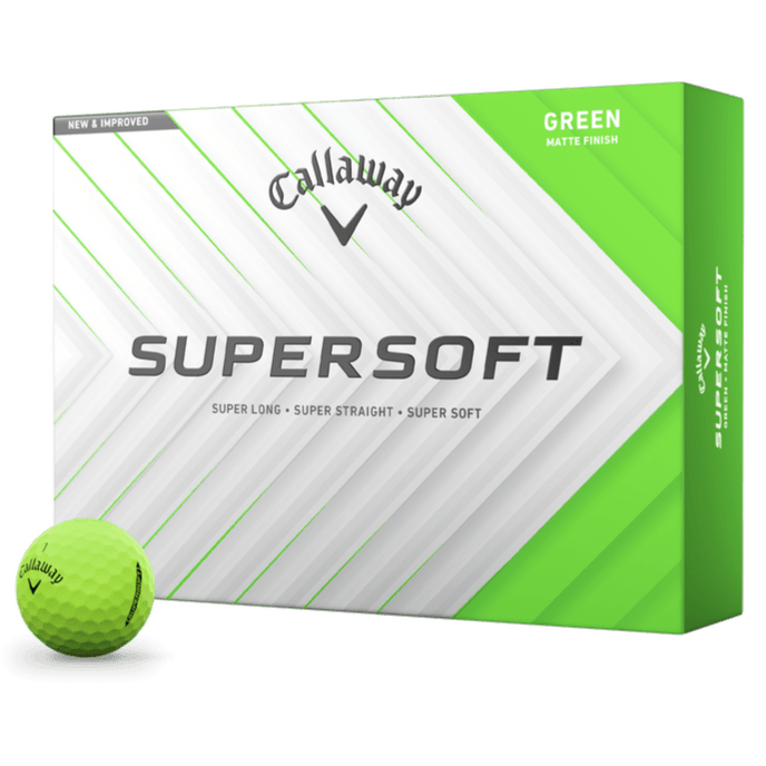 Callaway Supersoft Matte Green Golf Balls - Callaway