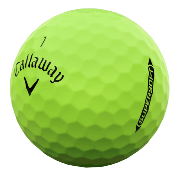 Callaway Supersoft Matte Green Golf Balls (3 Ball Sleeve) - Callaway