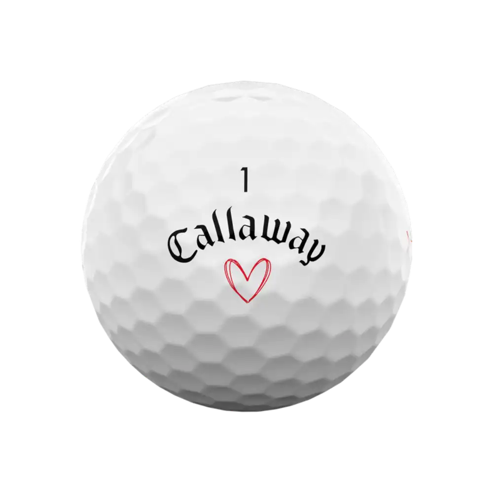 Callaway Supersoft Love Golf Balls (3 Ball Sleeve)