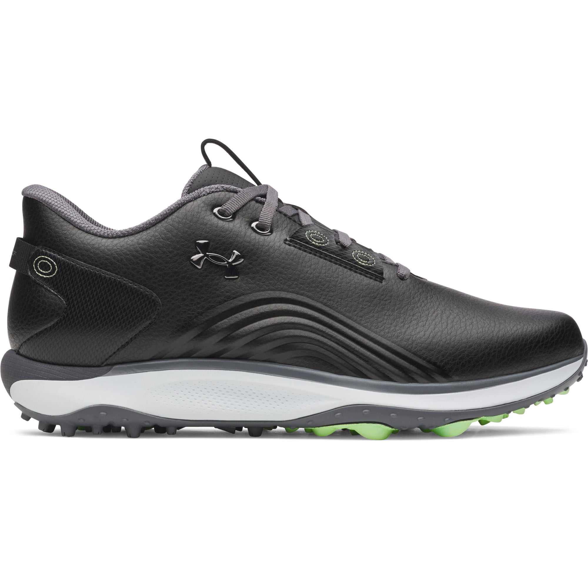 Under Armour Drive Fade 2 Spikeless Golf Shoes - Black / Metallic Gunmetal