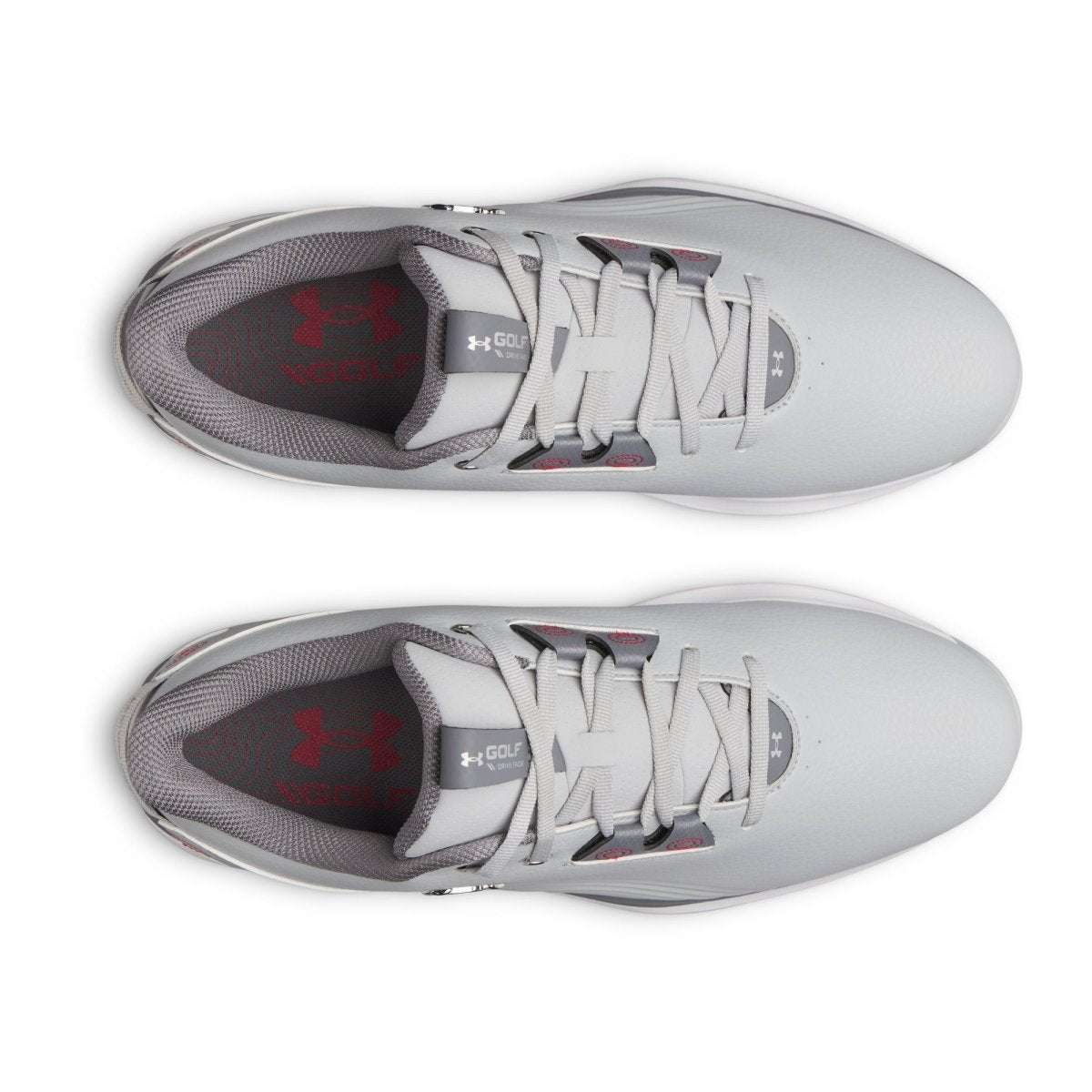 Under Armour Drive Fade 2 Spikeless Golf Shoes - Mod Grey / Metallic Silver - Under Armour