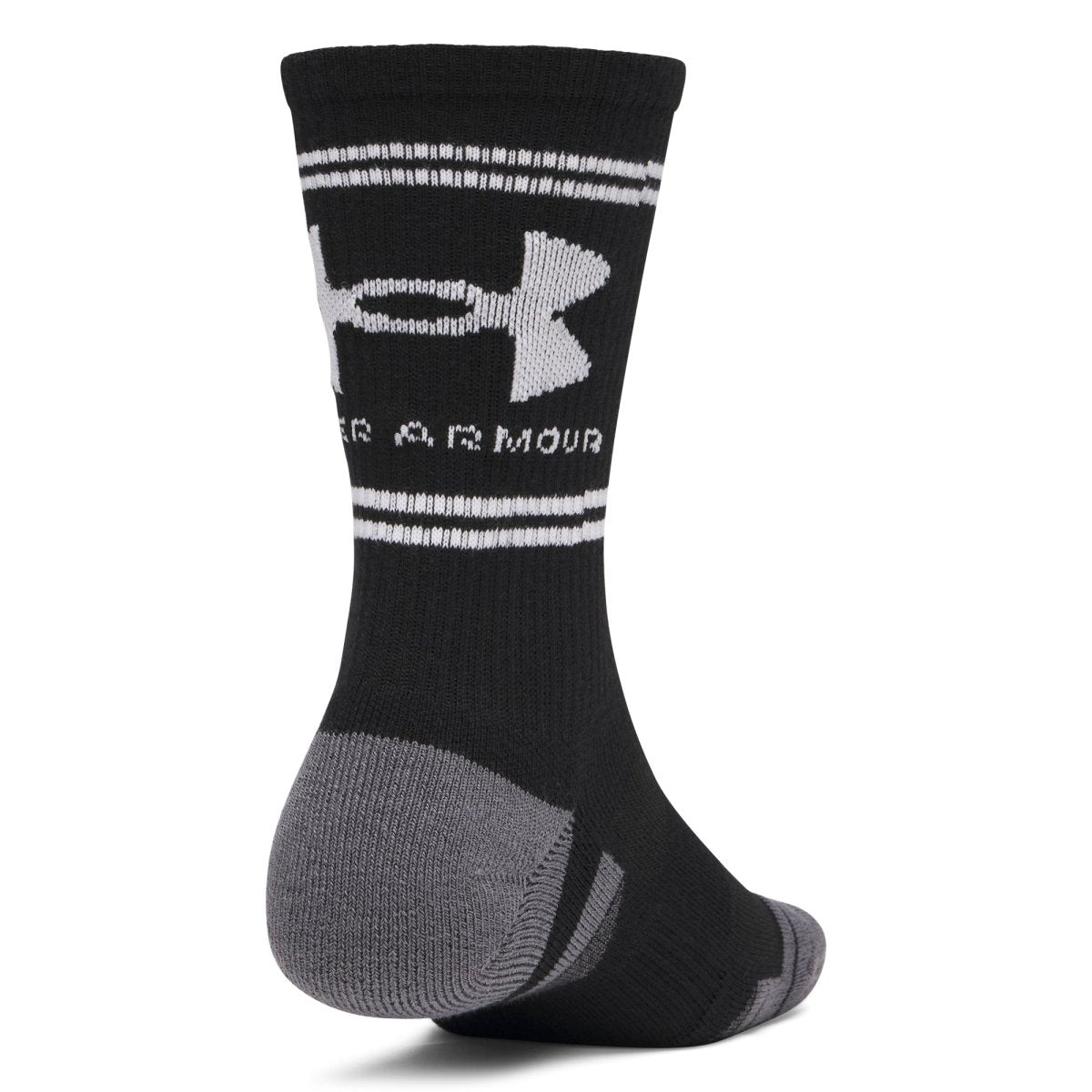 Under Armour Performance Tech Unisex 3-Pack Crew Socks - Black - Under Armour