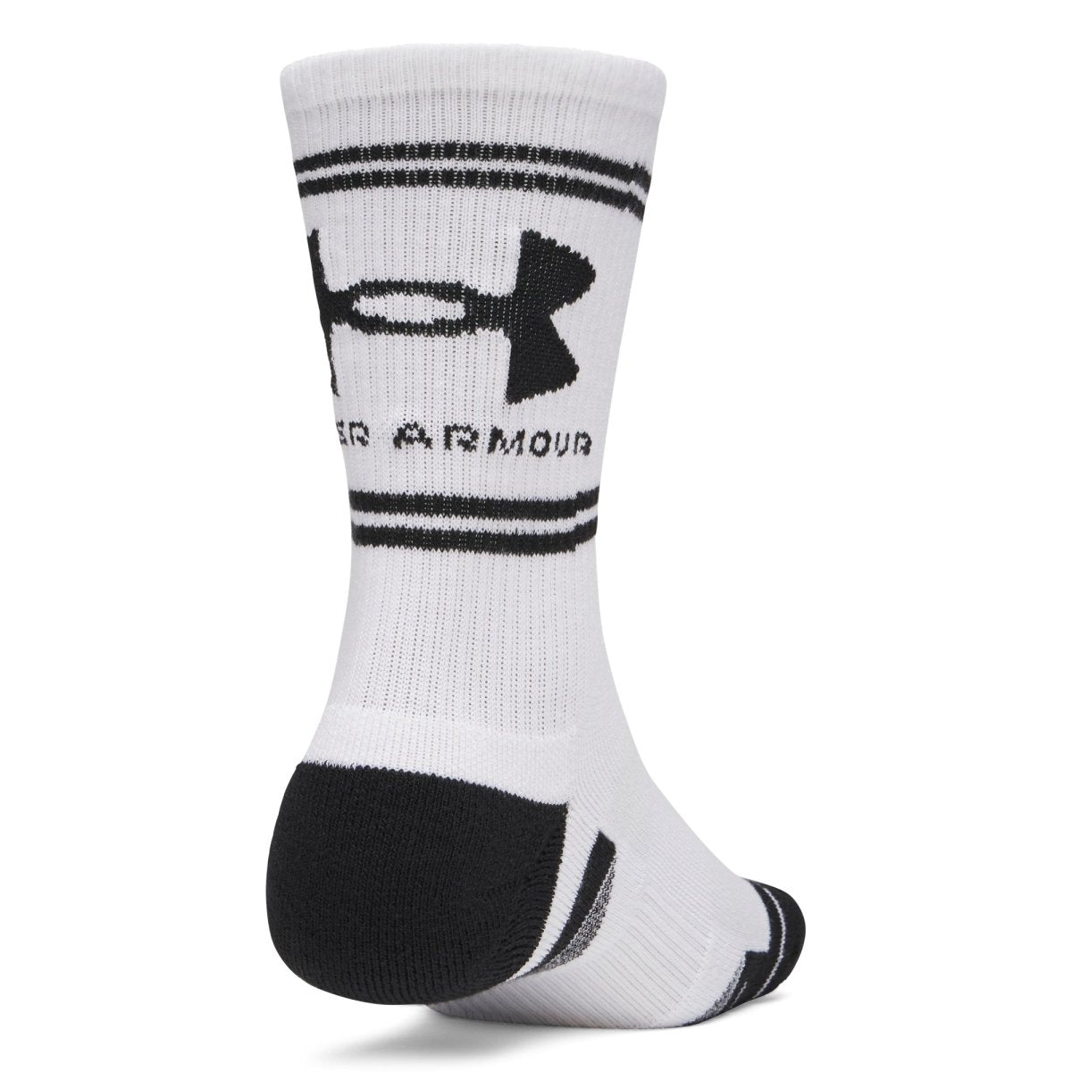 Under Armour Performance Tech Unisex 3-Pack Crew Socks - White - Under Armour
