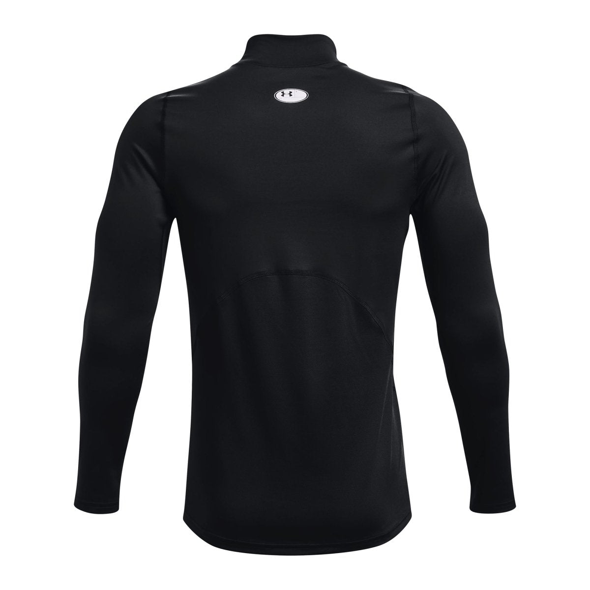 Under Armour ColdGear Armour Fitted Mock Baselayer - Black / White - Under Armour