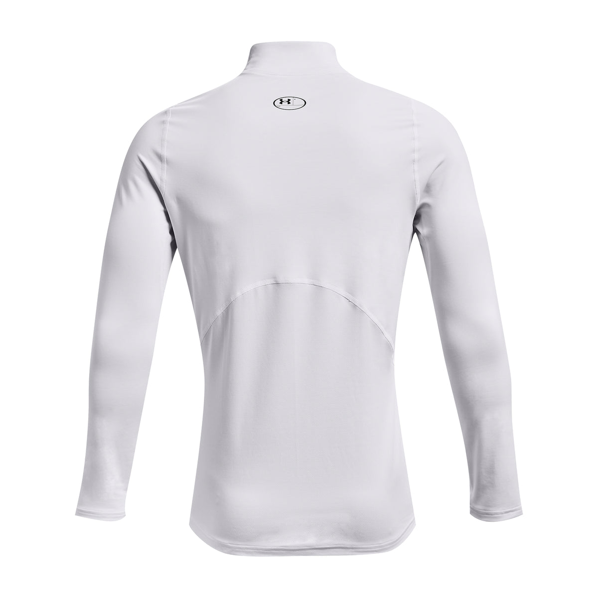 Under Armour ColdGear Armour Fitted Mock Baselayer - White / Black