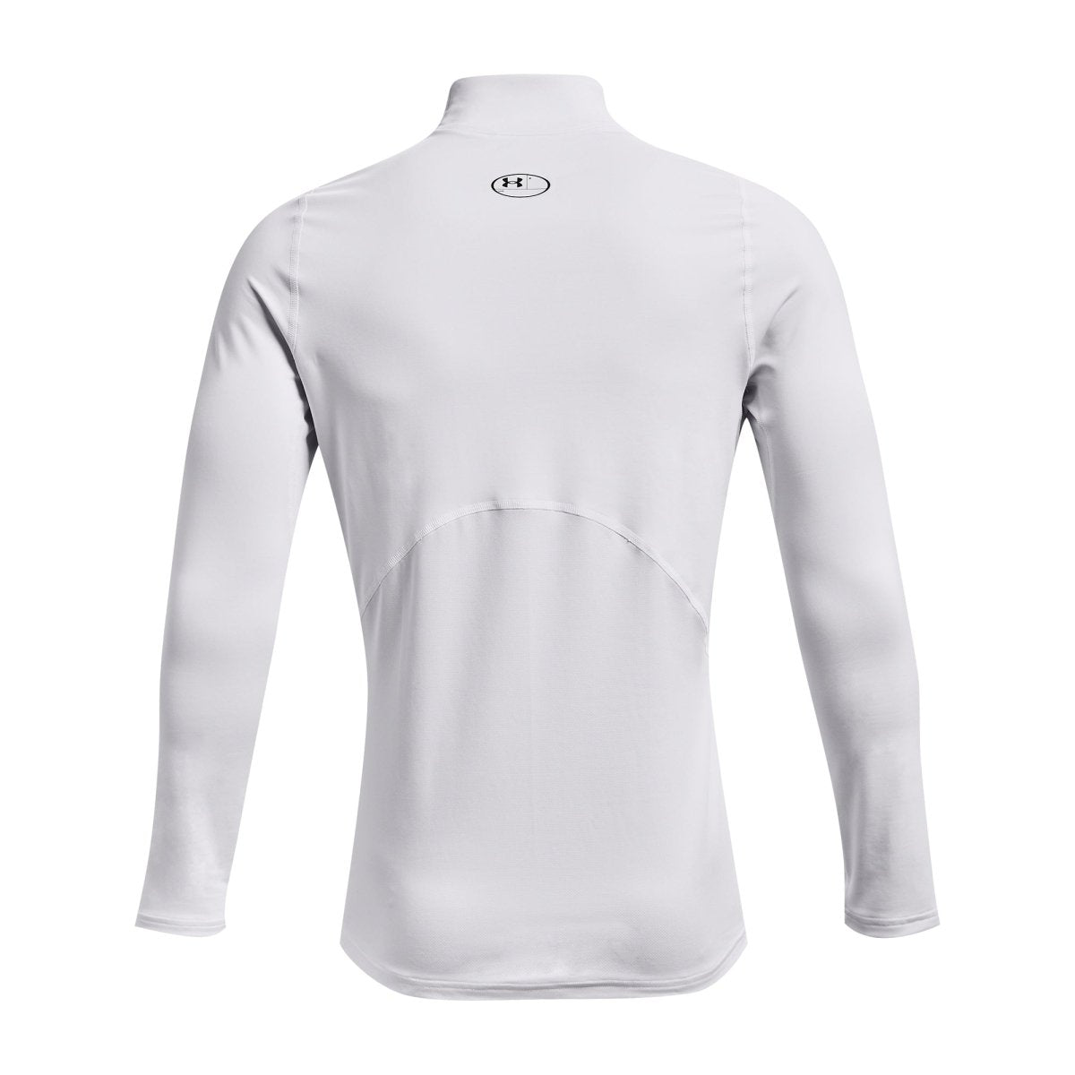 Under Armour ColdGear Armour Fitted Mock Baselayer - White / Black - Under Armour