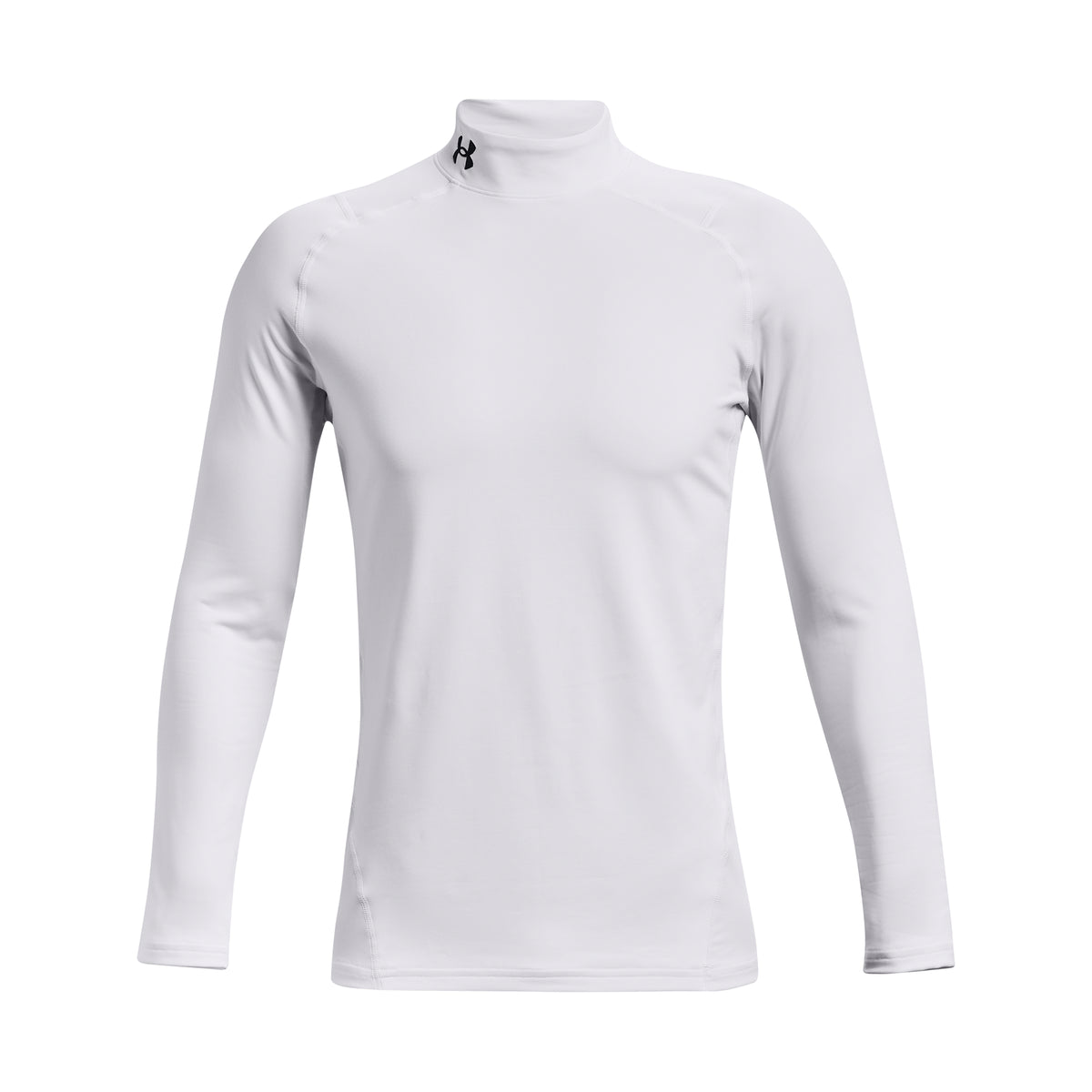 Under Armour ColdGear Armour Fitted Mock Baselayer - White / Black