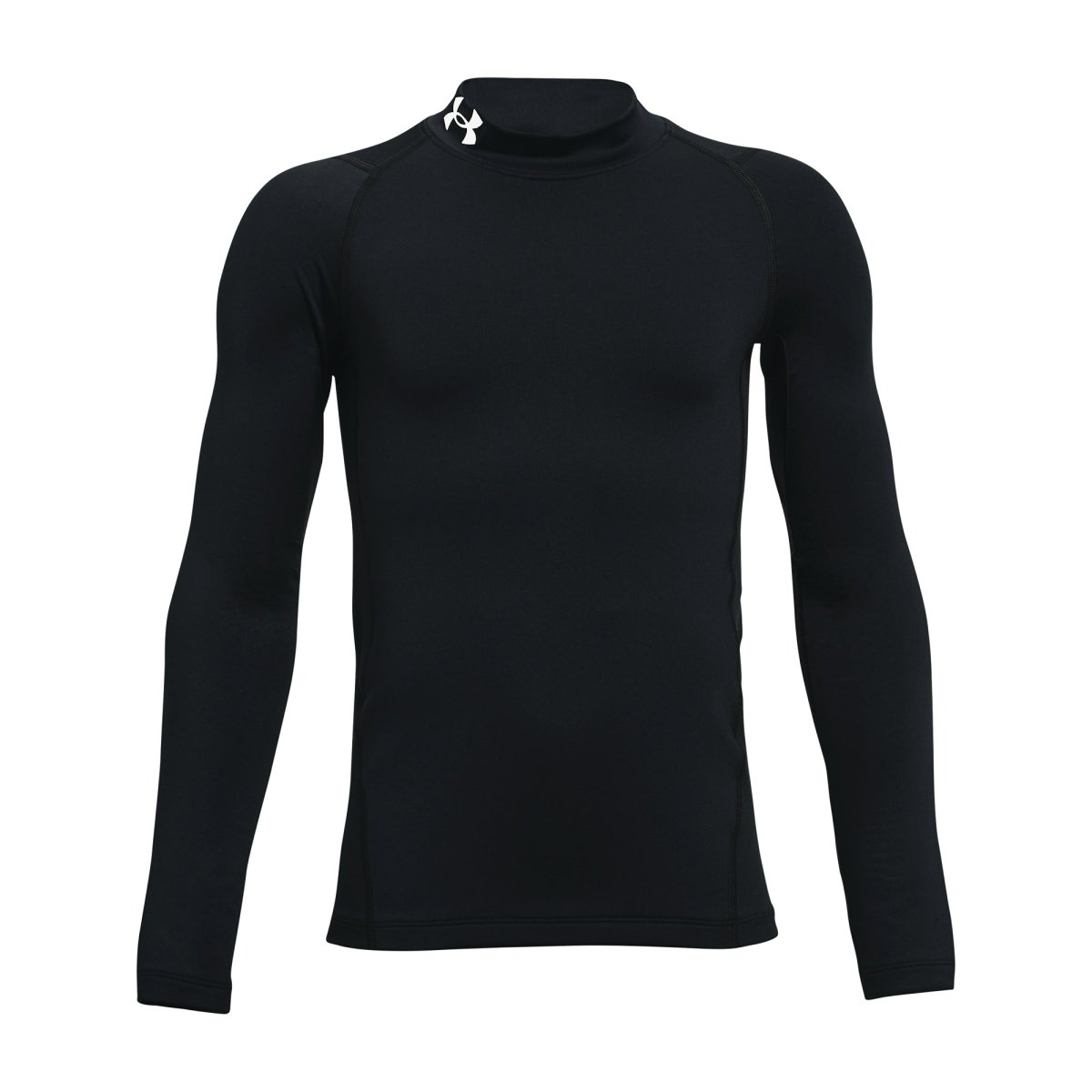 Under Armour ColdGear Armour Mock Junior Baselayer - Black / White - Under Armour