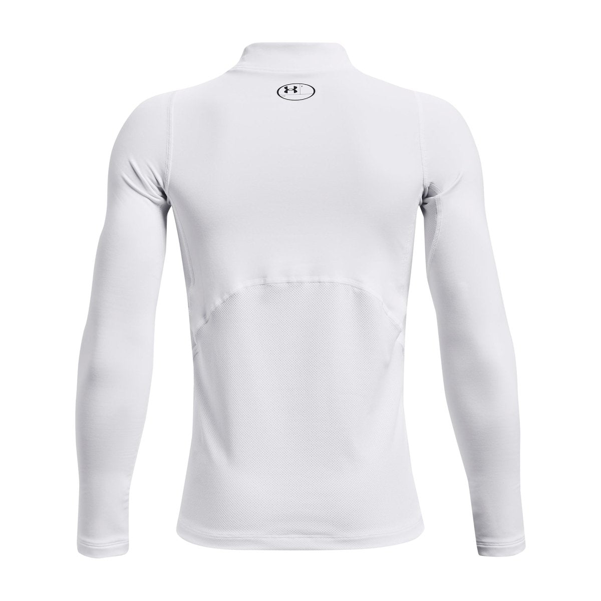 Under Armour ColdGear Armour Mock Junior Baselayer - White / Black - Under Armour