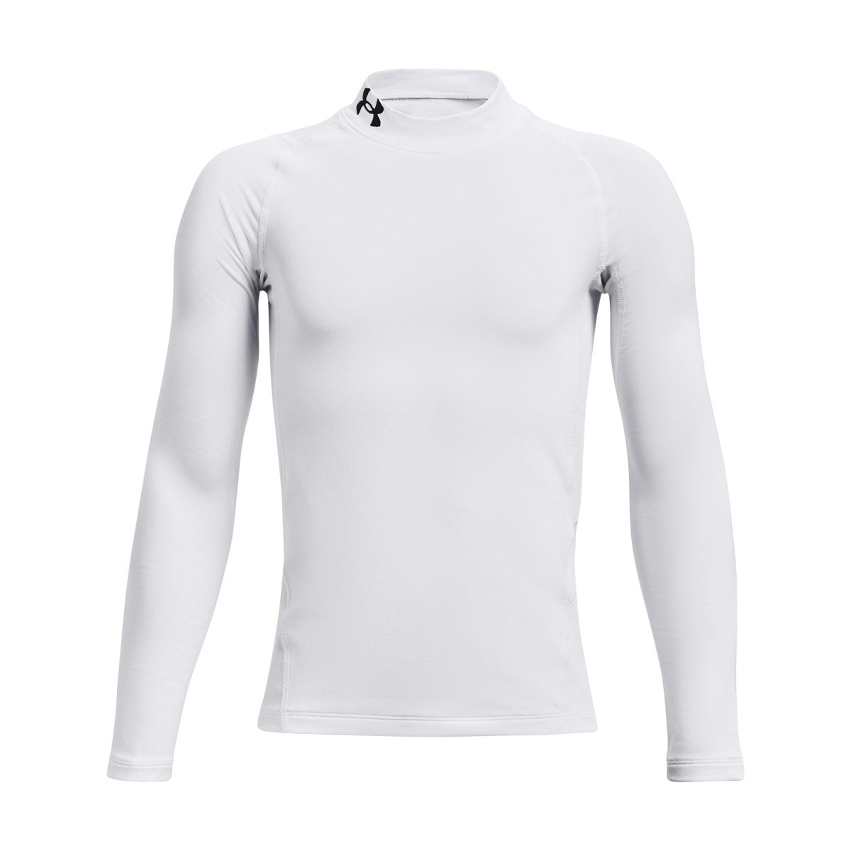 Under Armour ColdGear Armour Mock Junior Baselayer - White / Black - Under Armour