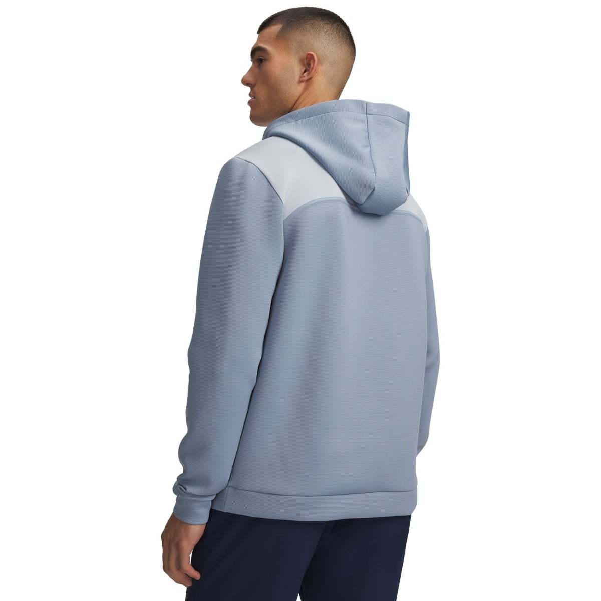 Under Armour Drive Midlayer Men's Golf Hoodie - Blue Wind / Blue Fog - Under Armour