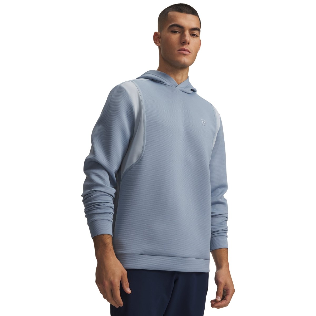Under Armour Drive Midlayer Men's Golf Hoodie - Blue Wind / Blue Fog - Under Armour