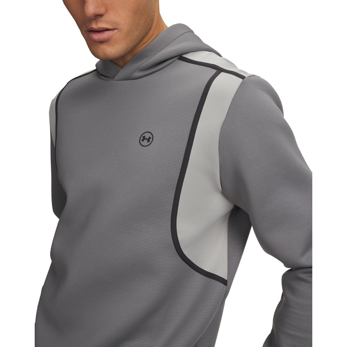 Under Armour Drive Midlayer Men's Golf Hoodie - Clay Green / Titanium / Anthracite - Under Armour
