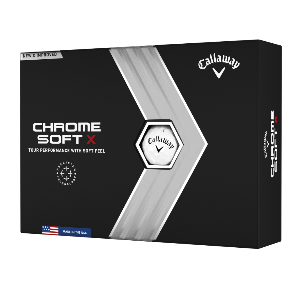 Callaway Chrome Soft X Golf Balls - Callaway Golf - Evolution Golf | Callaway | Evolution Golf 