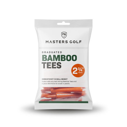 Masters 2 3/4" Bamboo Graduated Orange Tees - Masters Golf