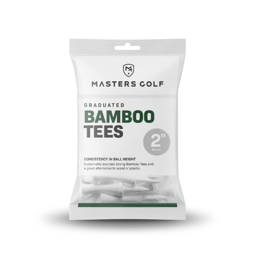 Masters Bamboo Graduated White Tees - 2" (51mm) - Masters Golf
