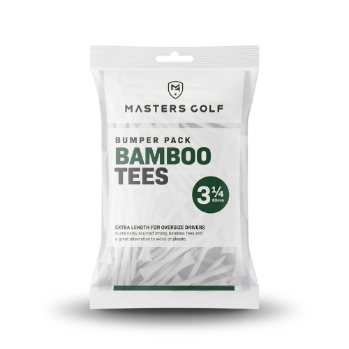 Masters Bamboo Tees Bumper Bag - 3 1/4" (83mm) | Evolution Golf | Masters Golf | Evolution Golf