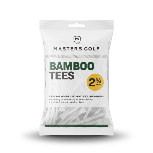 Masters Bamboo White Tees Small Bag - 2 3/4" (70mm) - Masters Golf