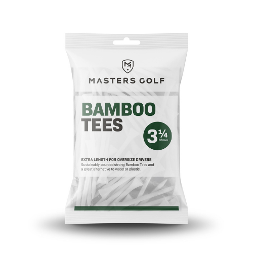 Masters Bamboo Tees - 3 1/4" (83mm) - Evolution Golf | Masters Golf | Evolution Golf