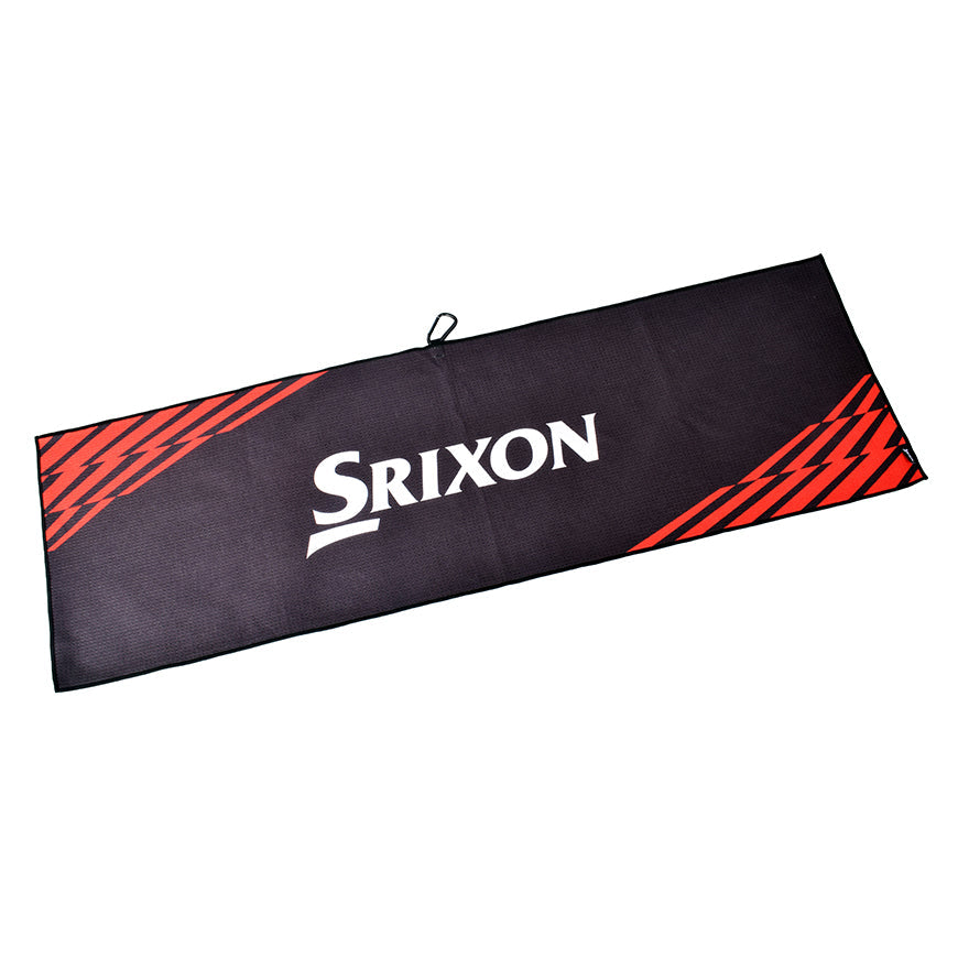 Srixon Tour Golf Towel Black/Red - Srixon - Evolution Golf | Srixon | Evolution Golf