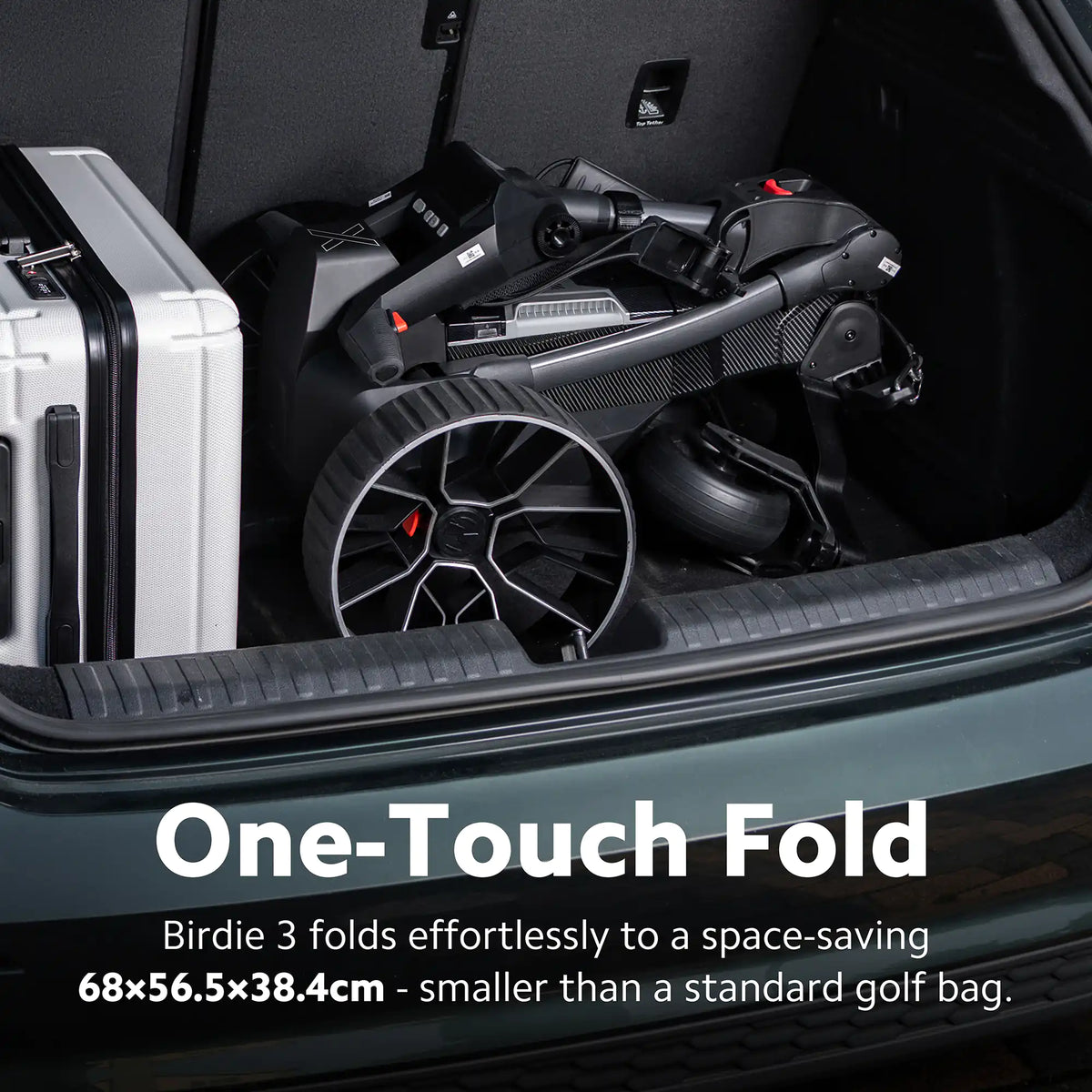 NAVEE Birdie 3X Remote + Follow Electric Golf Trolley