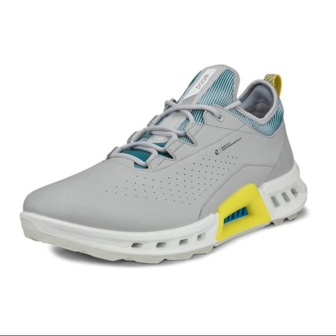Ecco M Golf Biom C4 Golf Shoes - Concrete/Bay Green