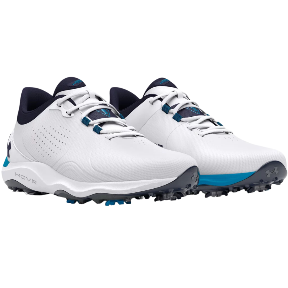 Under Armour Drive Pro Wide Golf Shoe Shown as a Pair