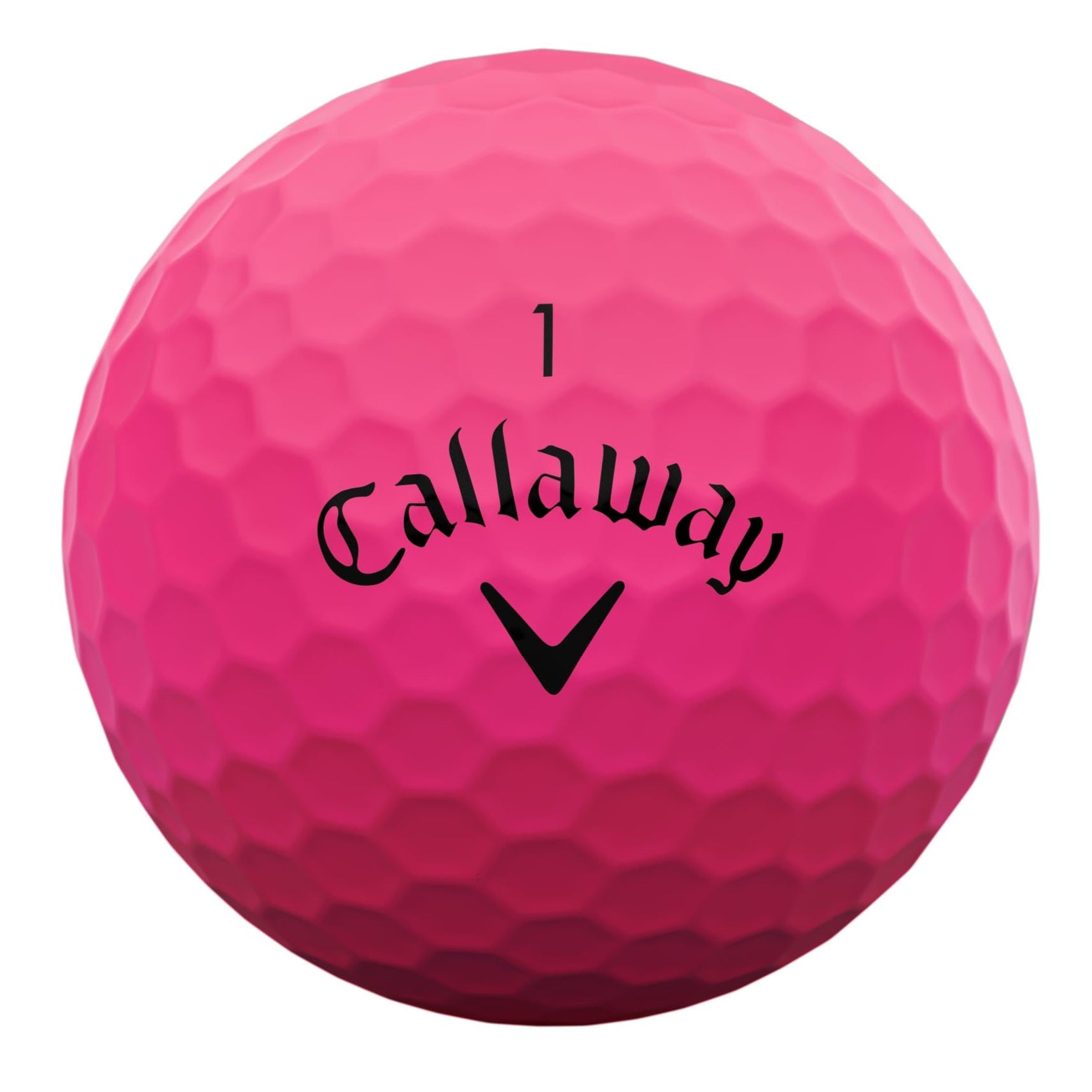 Callaway Supersoft Matte Pink Golf Balls (3 Ball Sleeve)