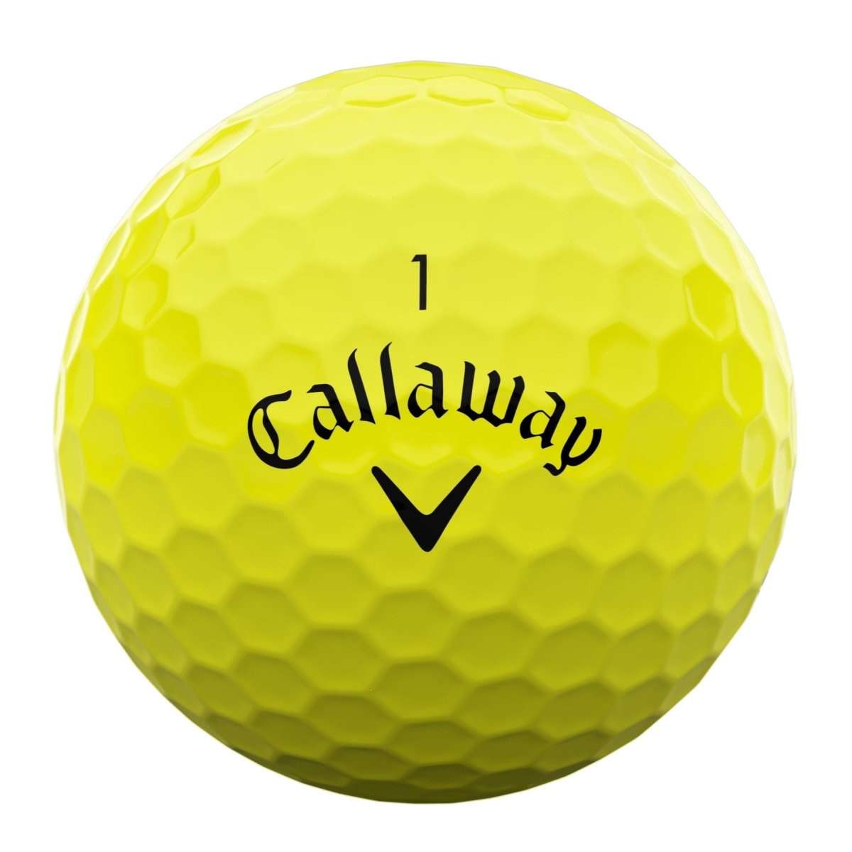 Callaway Supersoft Yellow Golf Balls (3 Ball Sleeve) - Callaway