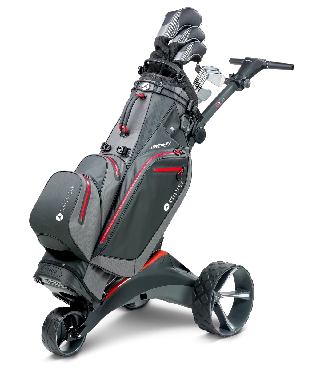 Motocaddy HydroFlex Stand Bag - Red - Motocaddy