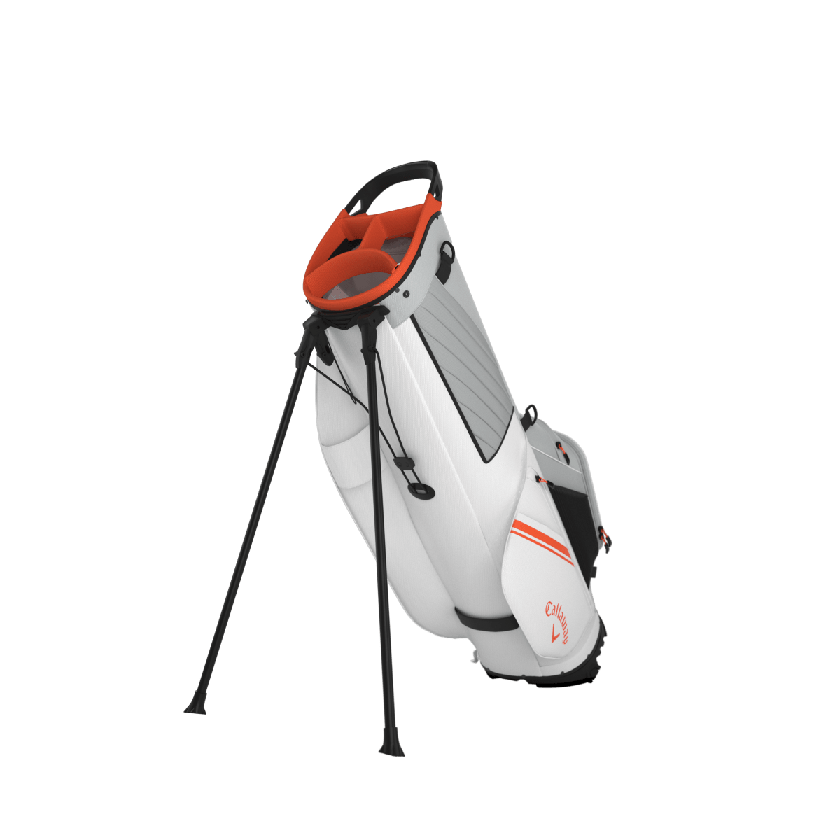 Callaway Chase Golf Stand Bag White / Silver / Orange 25 - Callaway