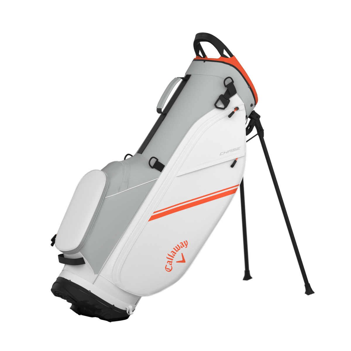 Callaway Chase Golf Stand Bag White / Silver / Orange 25 - Callaway