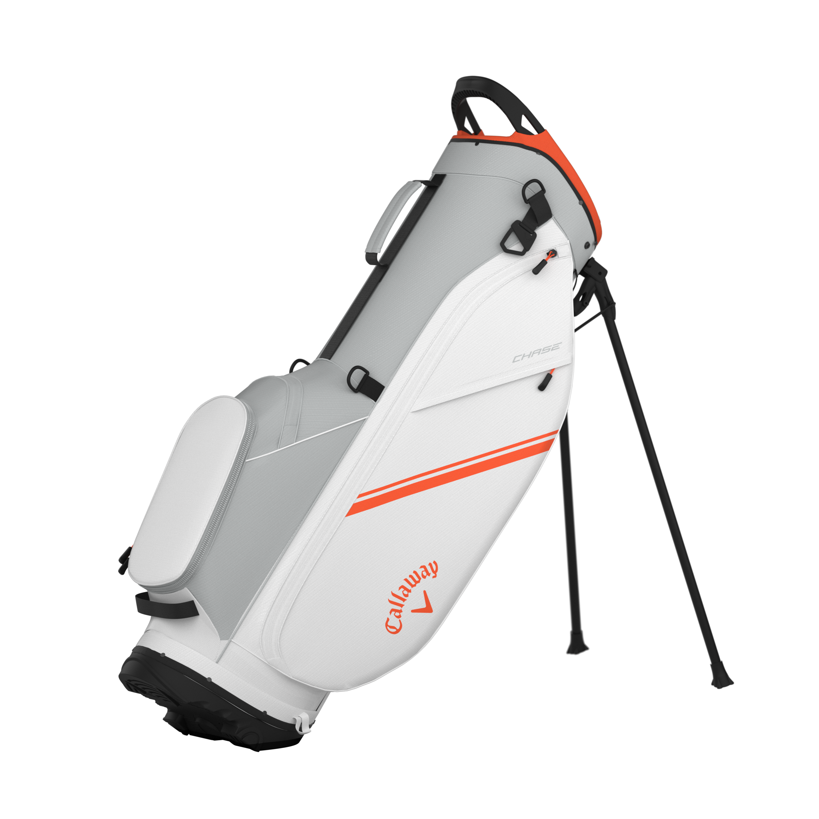 Callaway Chase Golf Stand Bag White / Silver / Orange 25