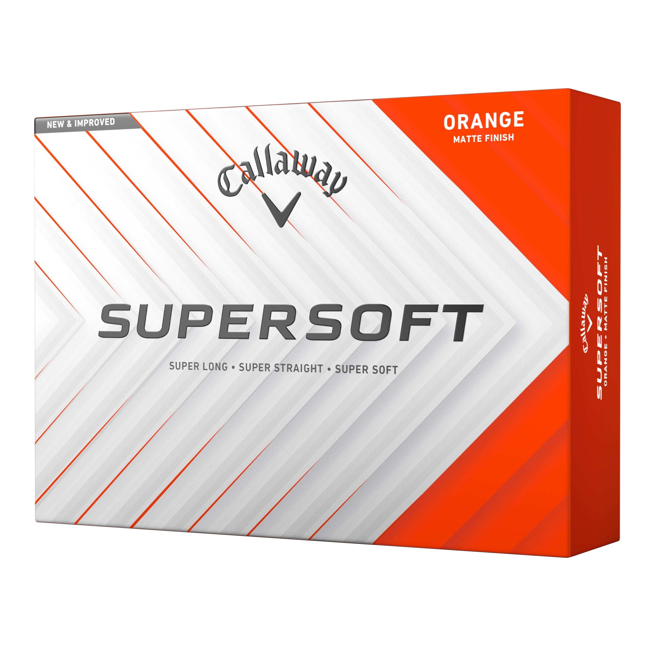 Callaway Supersoft Matte Orange Golf Balls