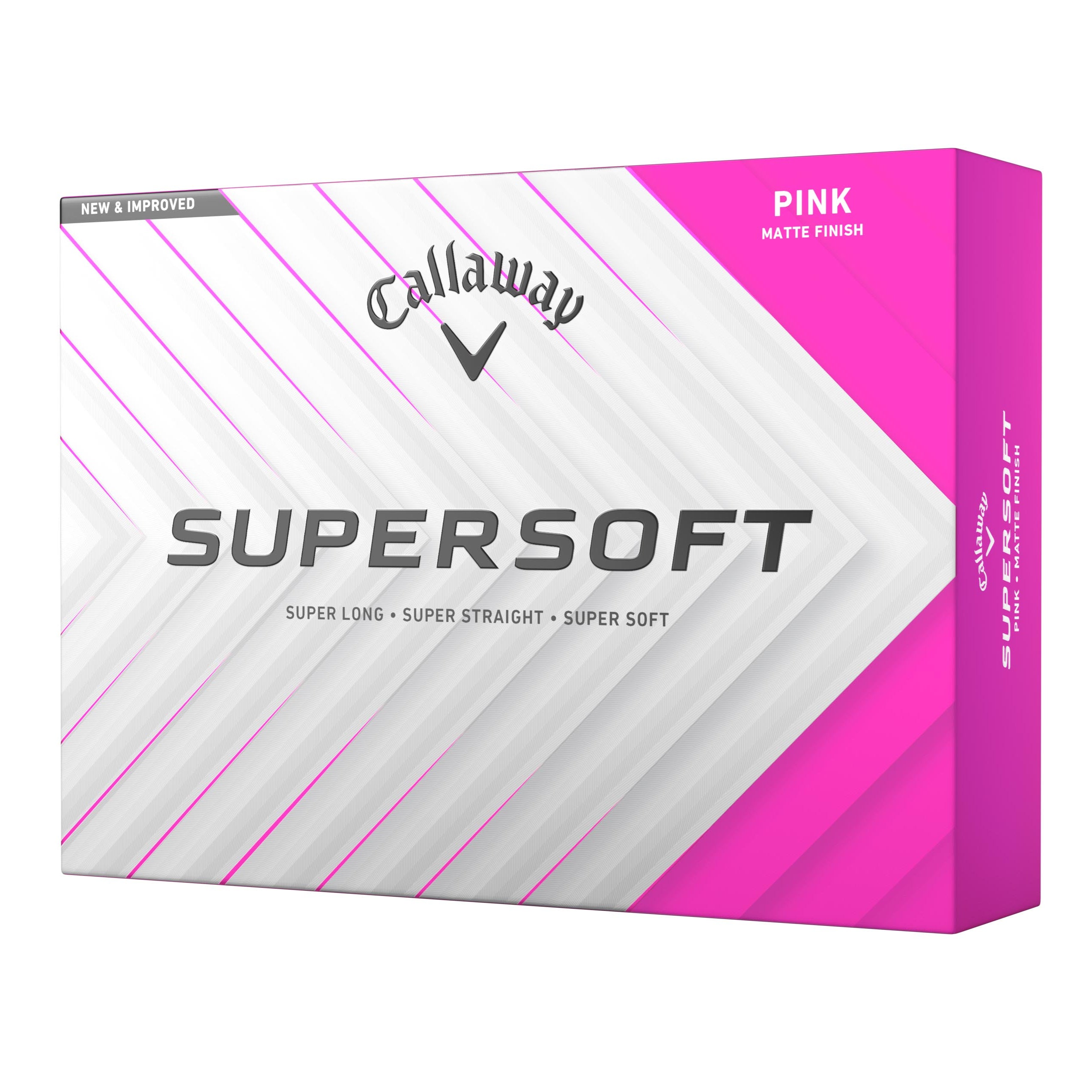 Callaway Supersoft Matte Pink Golf Balls