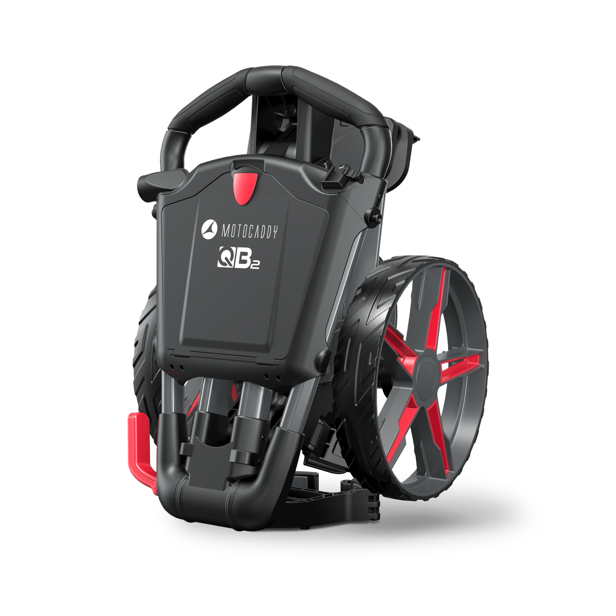 Motocaddy QB2 Push Trolley 25 - Red / Graphite - Motocaddy