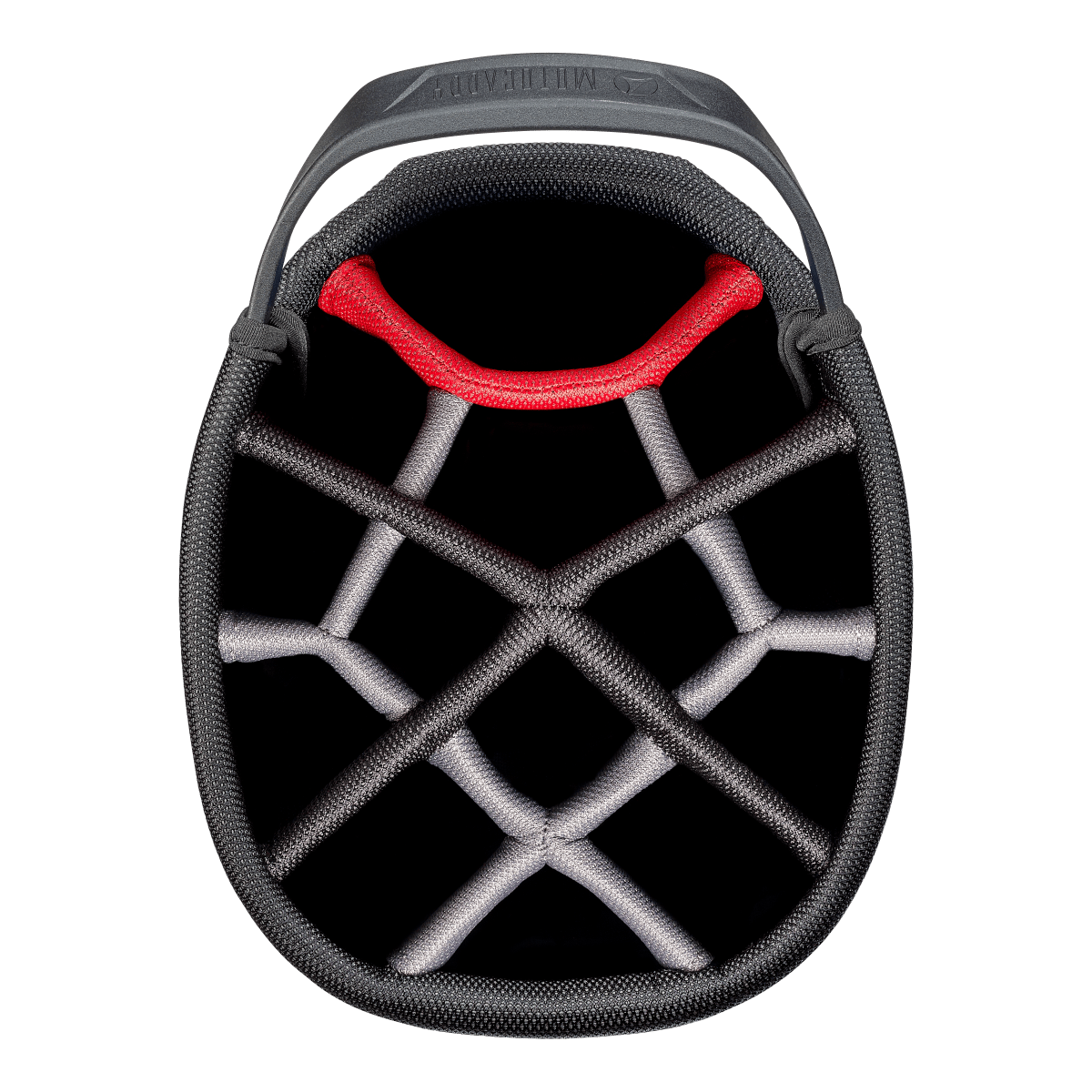 Motocaddy 2026 Club Series Golf Cart Bag - Black/Red - Motocaddy