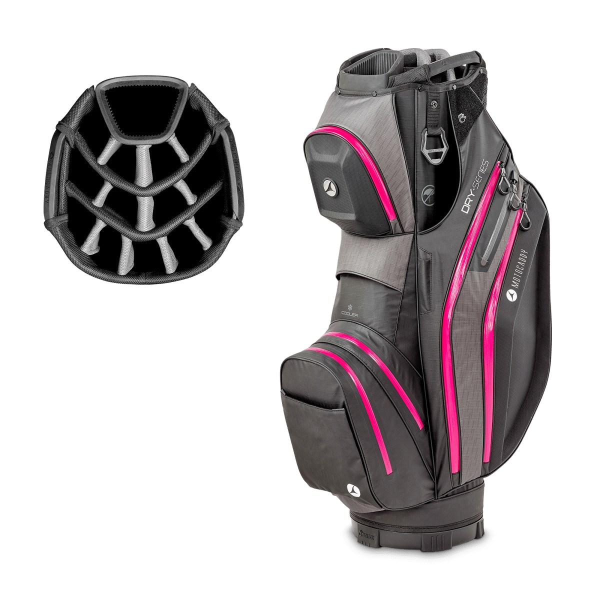 Motocaddy 2026 Dry Series Cart Bag - Fuchsia - Motocaddy