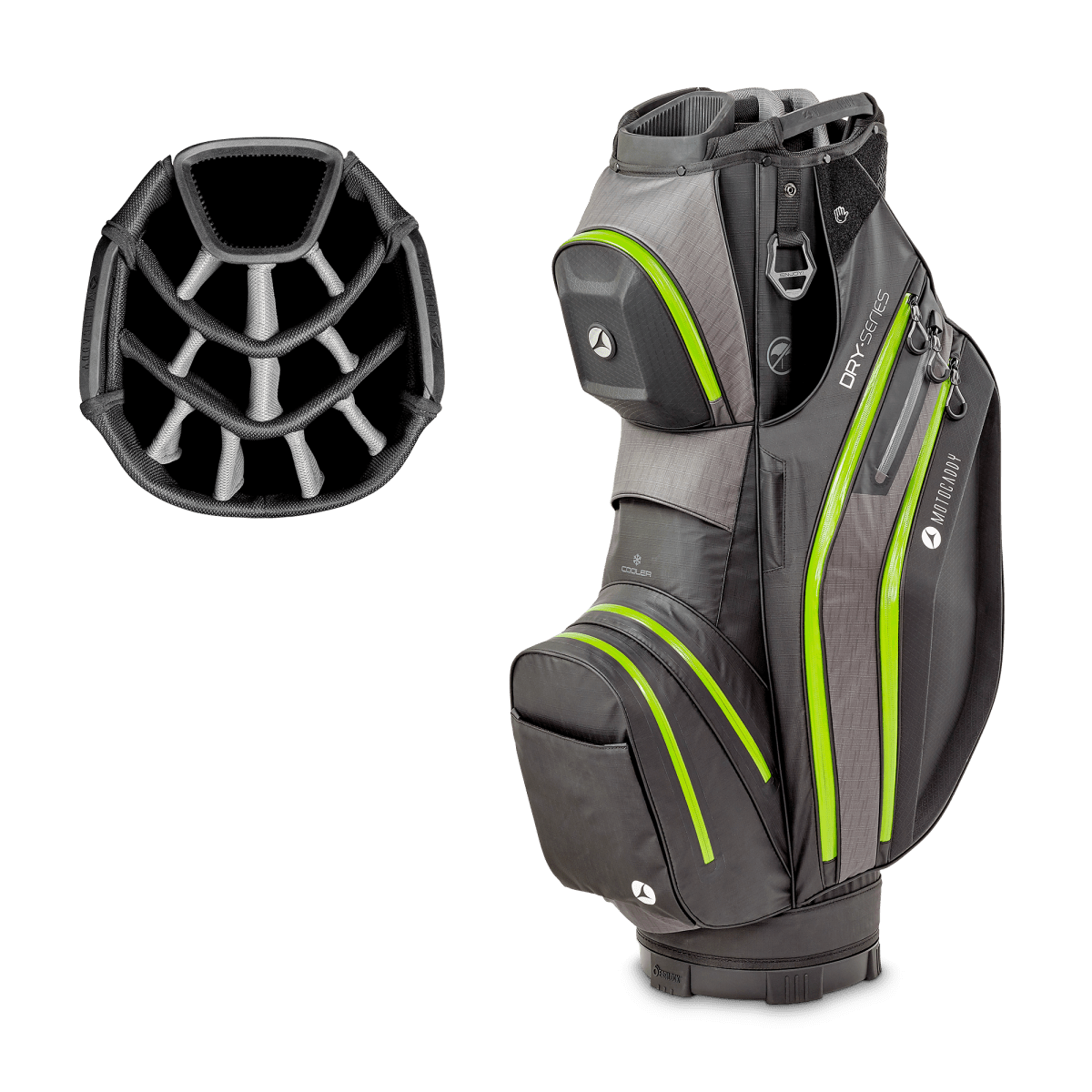 Motocaddy 2026 Dry Series Cart Bag - Lime - Motocaddy