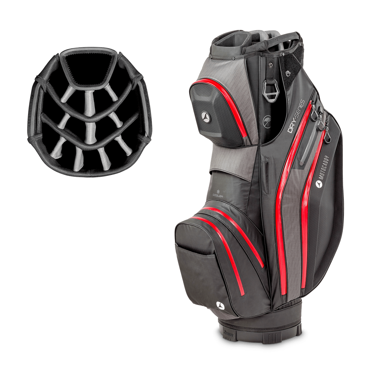 Motocaddy 2026 Dry Series Cart Bag - Red - Motocaddy