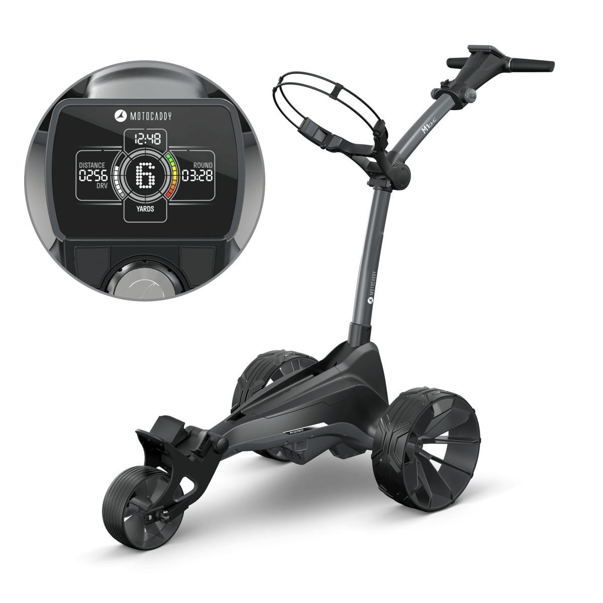 Motocaddy 2026 M1 DHC Standard Lithium Electric Golf Trolley - Motocaddy