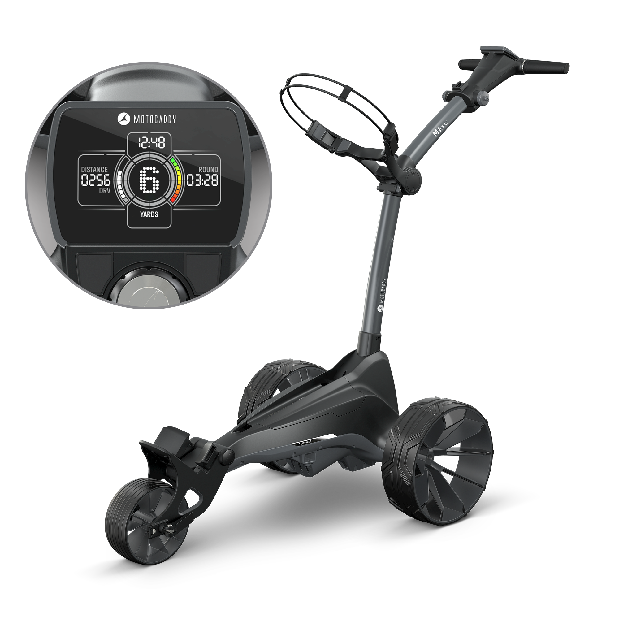 Motocaddy 2026 M1 DHC Standard Lithium Electric Golf Trolley