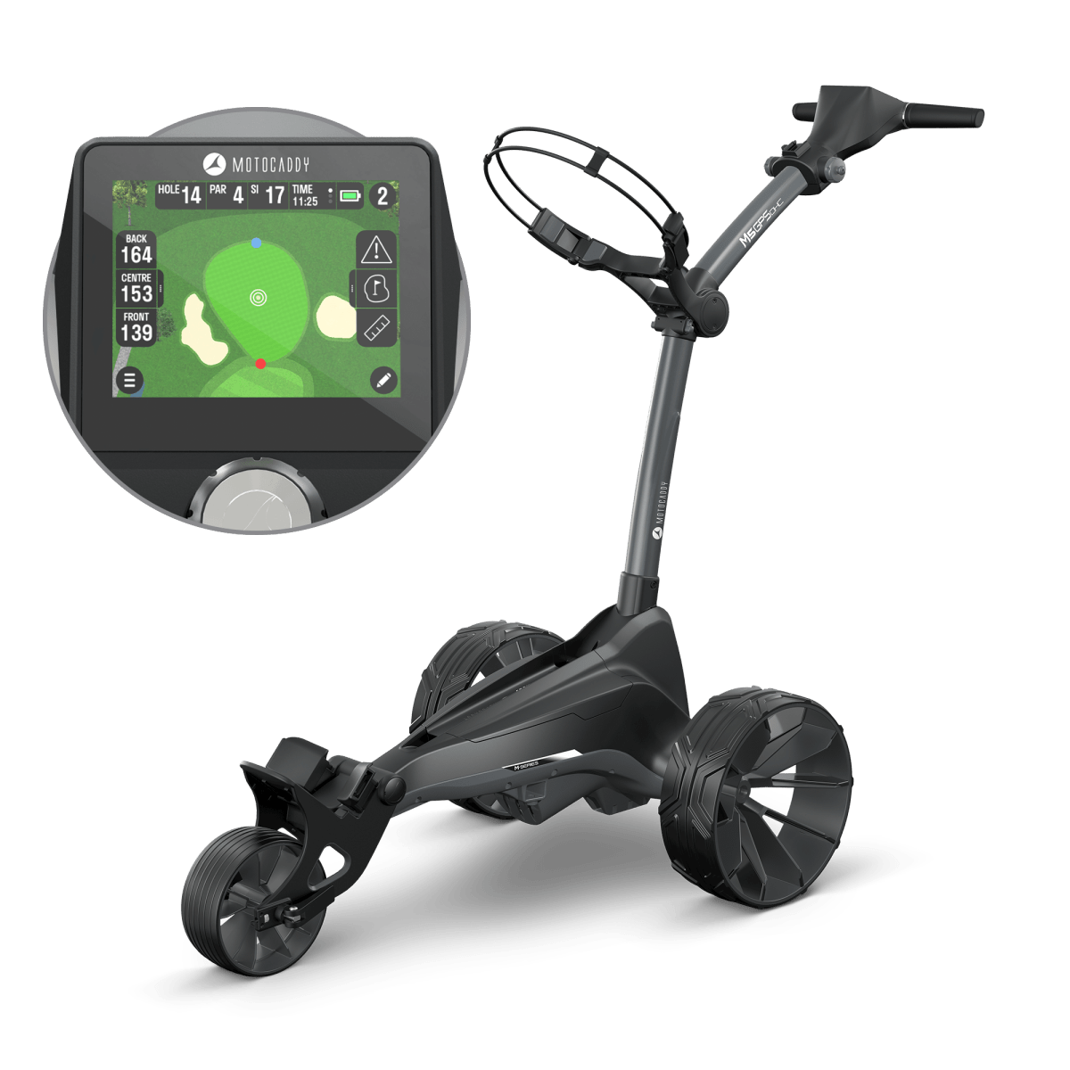 Motocaddy 2026 M5 GPS DHC Standard Lithium Golf Trolley - Motocaddy
