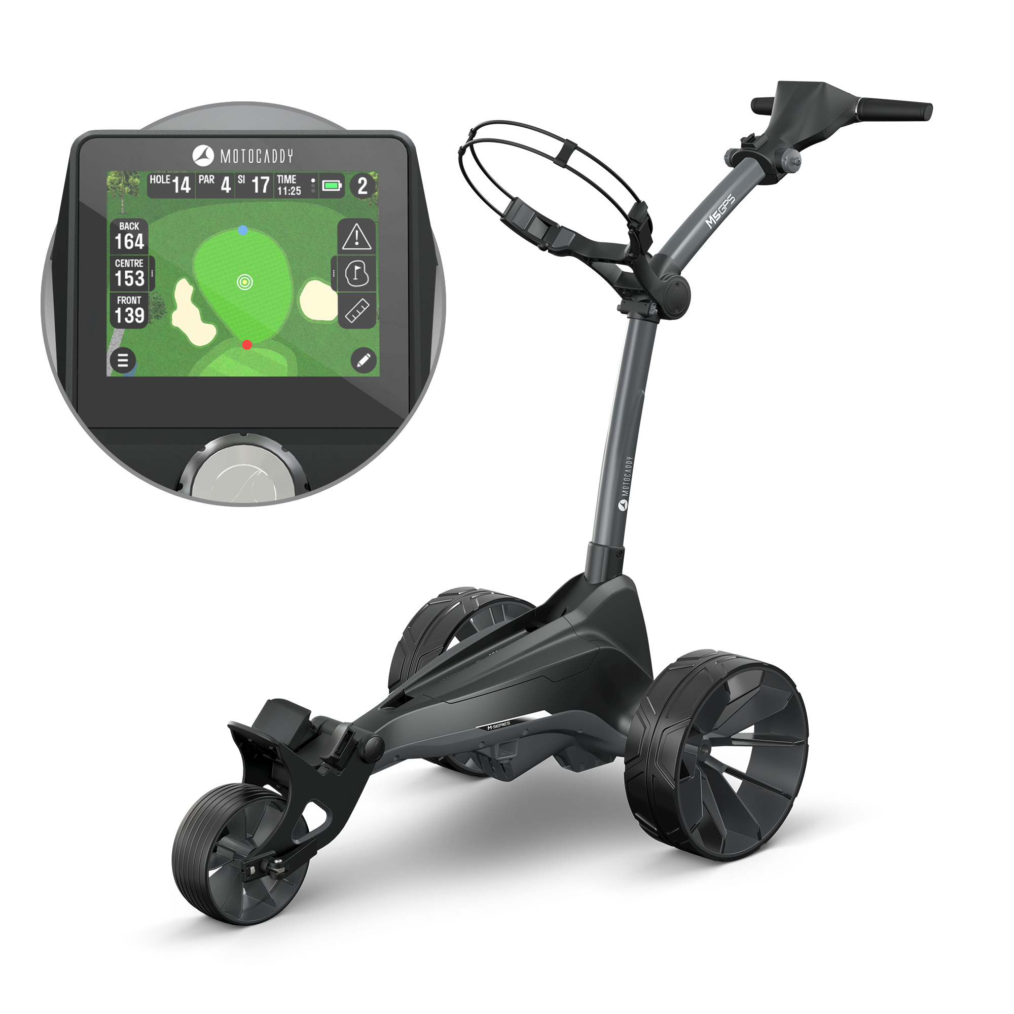 Motocaddy 2026 M5 GPS Standard Lithium Golf Trolley