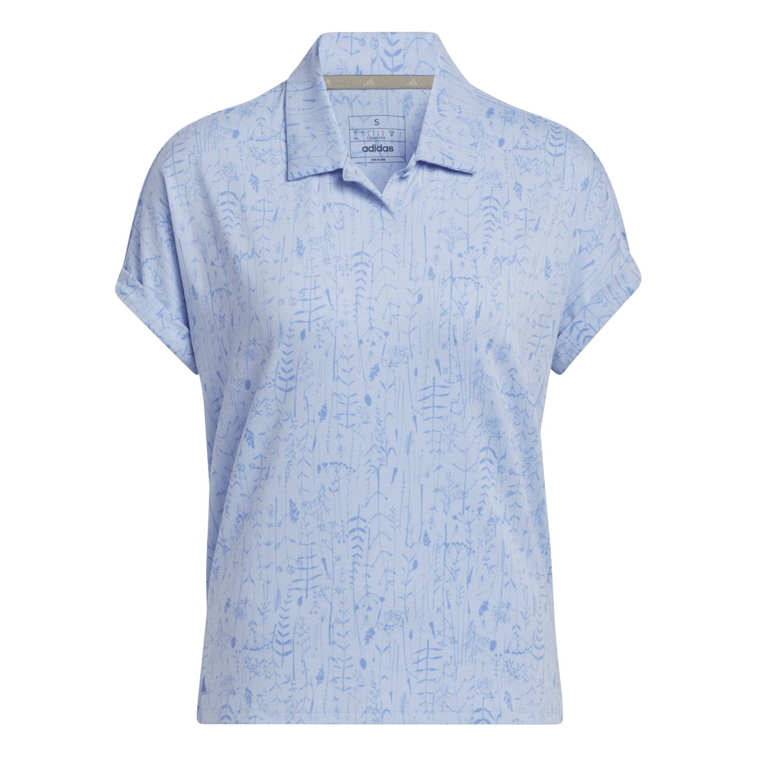 adidas Go-To Printed Ladies Golf Polo Shirt