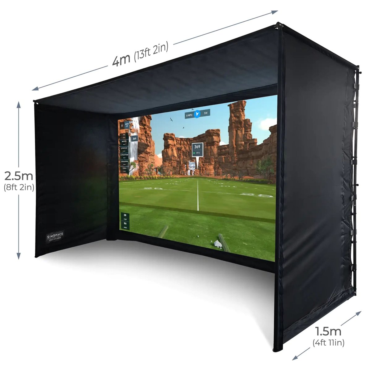 SimSpace (4) Professional Home Golf Enclosure - SimSpace