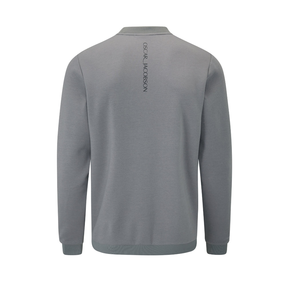 Oscar Jacobson Johnstone Tour Midlayer - Pewter