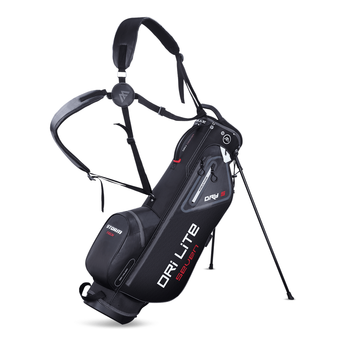 Big Max Dri Lite Seven G Golf Stand Bag - Black - Big Max