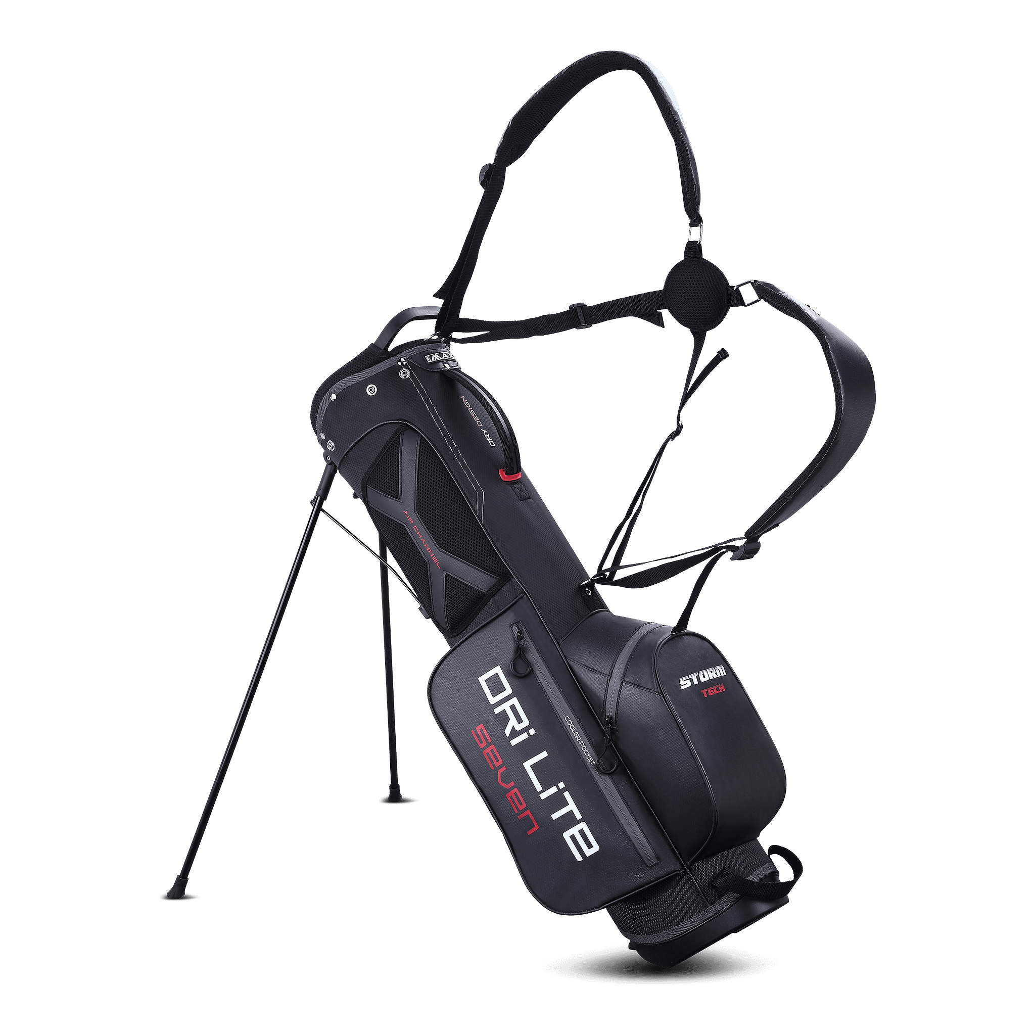 Big Max Dri Lite Seven G Golf Stand Bag - Black